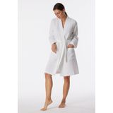 SCHIESSER Badjas - Dames Wafelpique in Wit