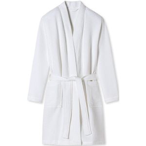 SCHIESSER - Essentials - Badjas - Wafelpique - Wit