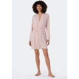 Schiesser - Essentials - Badjas - Roze - 95% Modal / 5% Elastaan