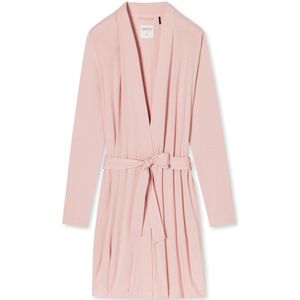 Schiesser - Essentials - Badjas - Roze - 95% Modal / 5% Elastaan