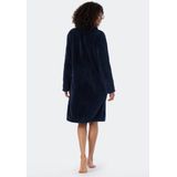 Schiesser - Essentials - Badjas - Dark Blue - 100% Polyester