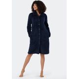 Schiesser - Essentials - Badjas - Dark Blue - 100% Polyester