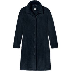 Schiesser - Essentials - Badjas - Dark Blue - 100% Polyester