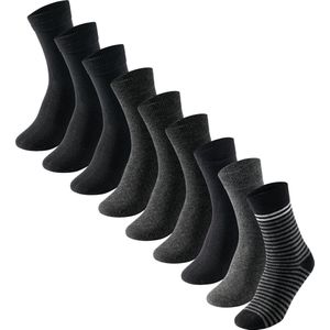 Uncover by Schiesser - Werksokken - Zwart - Katoen/Polyamide - Versterkte Hiel en Teen