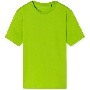 SCHIESSER - Korte Mouwen T-shirt - Zwart - Biologisch Katoen