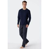 Schiesser Herren Schlafanzug lang Rundhals 98