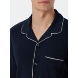 Schiesser - 179296 - Pyjama - Donkerblauw - 100% Katoen