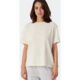 Schiesser Pyjamaoberteil Mix & Relax Organic Cotton (1-tlg) Schlafanzug Shirt kurzarm - Baumwolle