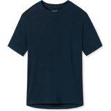 SCHIESSER Mix+Relax T-shirt - dames shirt korte mouwen donkerblauw
