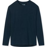 SCHIESSER Mix+Relax T-shirt - dames shirt lange mouwen donkerblauw