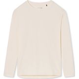 SCHIESSER Mix+Relax T-shirt - dames shirt lange mouwen cremekleurig