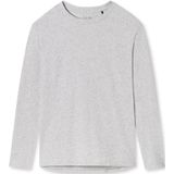 SCHIESSER Mix+Relax T-shirt - dames shirt lange mouwen grijs-gemeleerd