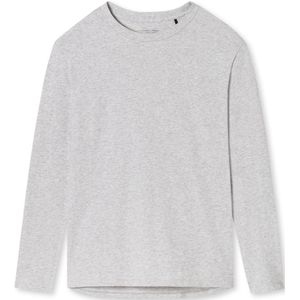 SCHIESSER Mix+Relax T-shirt - dames shirt lange mouwen grijs-gemeleerd