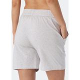 SCHIESSER Mix+Relax loungebroek kort - dames broek kort grijs-gemeleerd