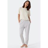Schiesser - 179266 - Pyjamabroek - Grey Melange - 95% Katoen, 5% Elastaan