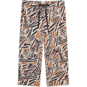 SCHIESSER Mix+Relax nachtkleding dames - dames broek 3/4-lengte stippen donkerblauw