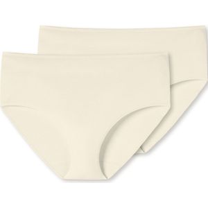 Schiesser - UNCOVER - Midi Slip Set van 2 - Off-white - Dames Onderbroek