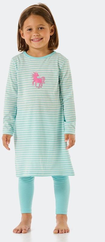 Schiesser - Pyjama Pony World - Meisjes - Lange Mouwen - Jersey - 100% Duurzame Katoen