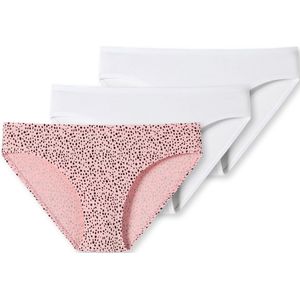 Schiesser Mädchen 3 PACK Unterwäsche Slips - 95/5 Organic Bio Baumwolle - Größe 140 bis 176