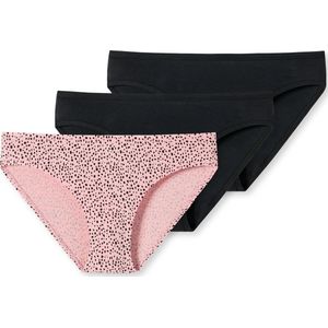 Schiesser - Set van 3 Onderbroeken - Meerkleurig - Voor Meisjes - 11-12 Jaar