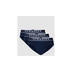 Schiesser - 179570 - Ondergoed - Dark Blue - 3-Pack - Biologisch Katoen