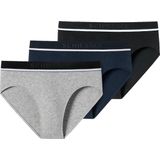 Schiesser 95/5 Organic Heren Rio Slip - 3 Pack - Zwart - Katoen