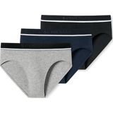 Schiesser 95/5 Organic Heren Rio Slip - 3 Pack - Zwart - Katoen