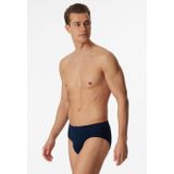 Schiesser Supermini 3-pack biologisch katoen donkerblauw - 95/5 Heren Onderbroek - dunkelblau