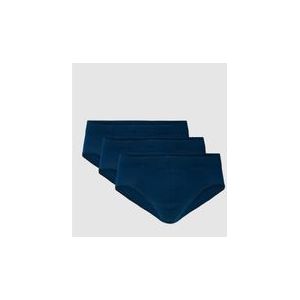 Schiesser - Men 179572 - Slips - Donkerblauw - 3-Pack - Biologisch Katoen
