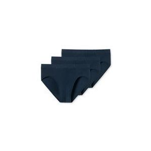 Schiesser - 95/5 - Slips - Donkerblauw - 95% Katoen, 5% Elastaan - 3-Pack