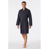 Schiesser - Essentials - Badjas - Anthracite - Katoen