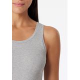 Schiesser - 179886 - Tanktop - Grey Melange - 50% Katoen, 5% Elastaan, 45% Zijde