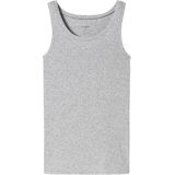 Schiesser - 179886 - Tanktop - Grey Melange - 50% Katoen, 5% Elastaan, 45% Zijde