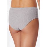 Schiesser - Pure Rib Ondergoed - Grey Melange - Katoen-Modal-Elastaan