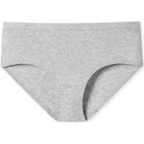 Schiesser - Pure Rib Ondergoed - Grey Melange - Katoen-Modal-Elastaan