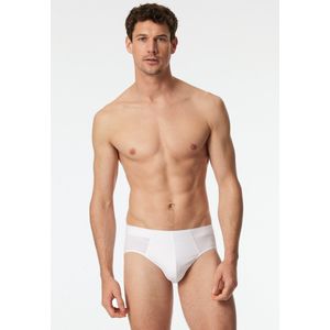 Schiesser - 180206 Premium Cotton - Onderbroek - Wit - Heren Minislip