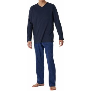 Schiesser Pyjama lange - Comfort Essentials Heren Pyjamaset - Maat S