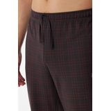 SCHIESSER - Fine Interlock - Pyjamaset - Terracotta - Heren Pyjama Lang