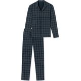 Schiesser - Fine Interlock - Pyjama - Nachtblauw - 100% Katoen