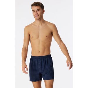 Schiesser - 180507 - Boxershort - Donkerblauw - 100% Katoen