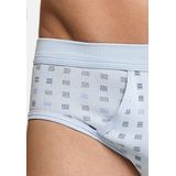 Schiesser - Cotton Essentials - Sportslip - Wit en Donkerblauw - 2-Pack