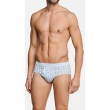 Schiesser - Cotton Essentials - Sportslip - Wit en Donkerblauw - 2-Pack