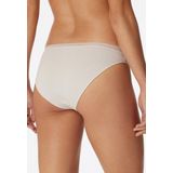 SCHIESSER Cotton Lace slip (2-pack), dames rioslips kant zwart/zand