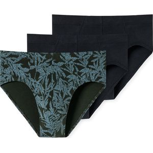 Schiesser Herren 3 PACK Unterwäsche Slips mit weichem Bund Bio Baumwolle - 95/5 Organic