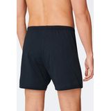 SCHIESSER - Multipack - Boxershorts - Zwart/Donkerblauw - 100% Katoen - 2 Stuks