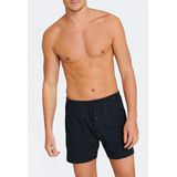 SCHIESSER - Multipack - Boxershorts - Zwart/Donkerblauw - 100% Katoen - 2 Stuks