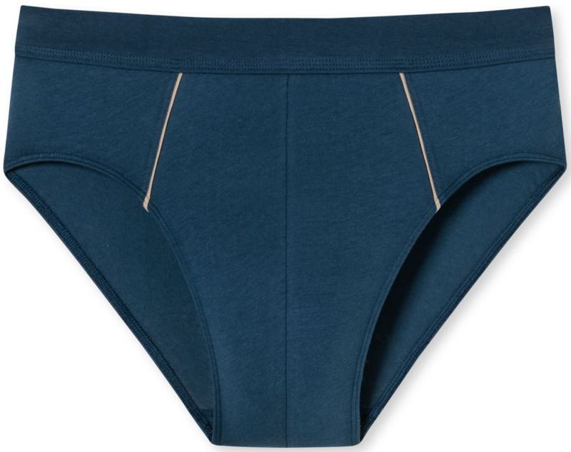 SCHIESSER - Comfort Fit - Mini Slip - Admiraal - 1-pack - Organisch Katoen