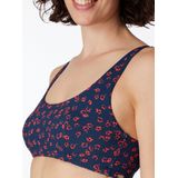 SCHIESSER - Mix & Match Swim - Bikini - Donkerblauw / Rood - Soft Cup