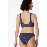 SCHIESSER - Mix & Match Swim - Bikini - Donkerblauw / Rood - Soft Cup