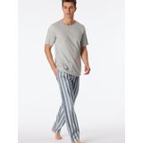 SCHIESSER - Mix+Relax - Loungebroek - Nachtblauw - Lang - Geweven Stof - Biologisch Katoen